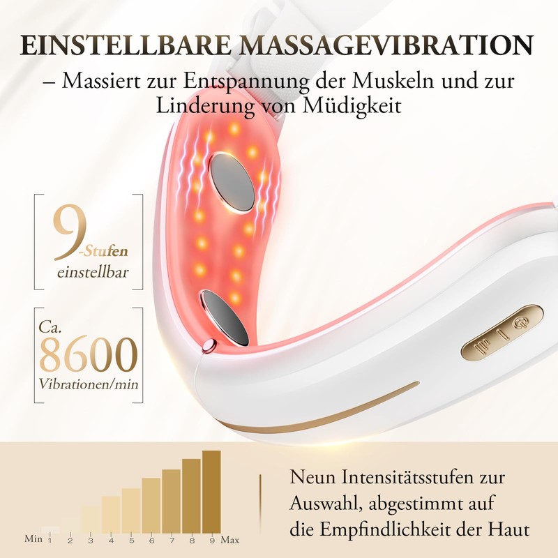 Electric V-Face Shaping Massager, ANLAN Double Chin Remover, 9 Intensity