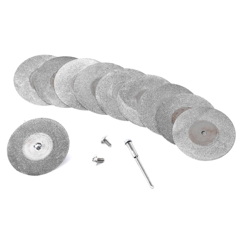 JINGLING 40mm 1-9/16" Diamond Cutting Wheels Coated Rotary Blade Cut