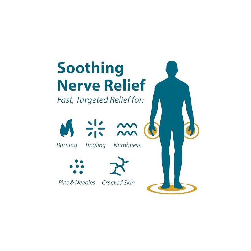 FRANKINCENSE & MYRRH Nerve Therapy Lotion, Diabetic Neuropathy, 3 oz