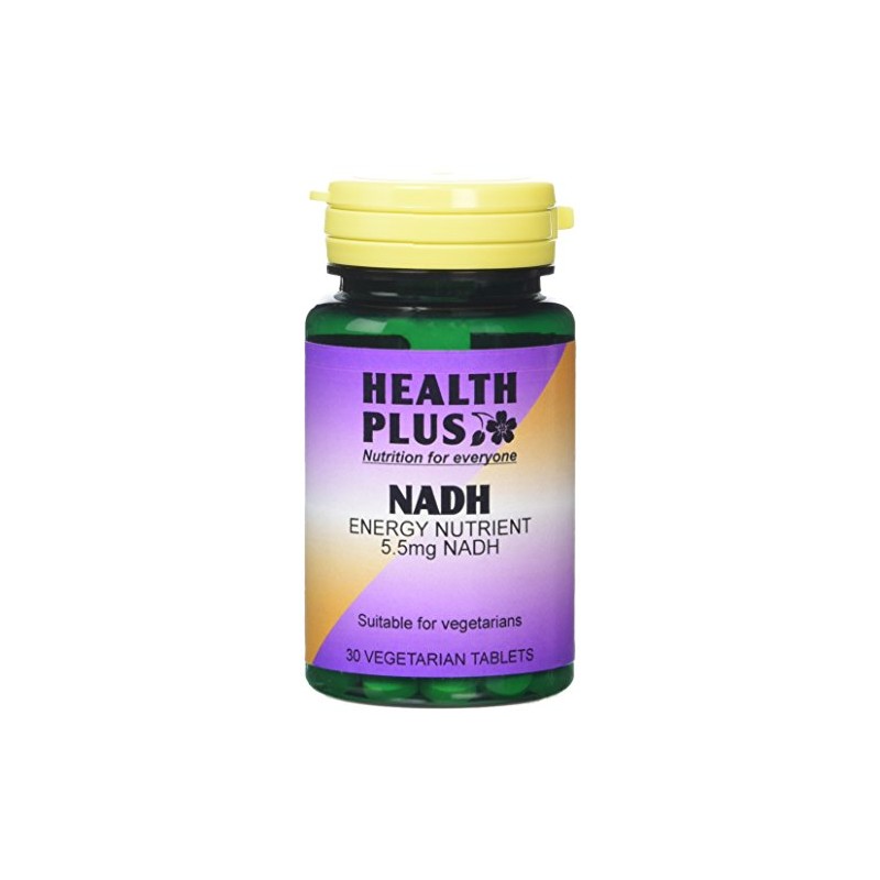 Health Plus NADH 5.5mg Energy Supplement - 30 Tablets