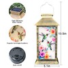 Solar Lantern Solar Outdoor Decorative Lights Unique Hummingbird Waterproof Hanging