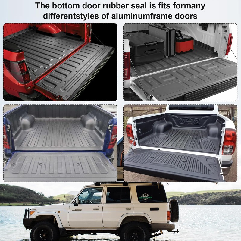 6ft (1.8m) Truck Rear Cover Double Seal - T-Groove Rubber
