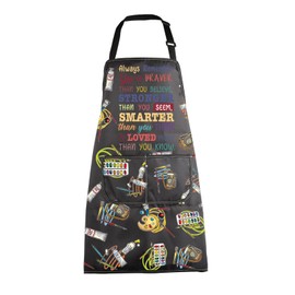 BNQL Painting Artist Apron with Pockets Artist Painter Gifts Art Lover Gift for Art Teacher Apron Painter Apron (art br apron)
