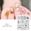 KADS Nail Art Template Nature Nail Stamping Plate Nail Art