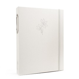 Greeting Card Album, Card Keeper, Memory Keeper, Memory Album, Greeting Card Binder, Card Organizer, Greeting Card Holder (Ivory)