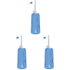ULTECHNOVO 3pcs Nasal Cleaning Bottle for Adults Boys and Girls Ergonomic Design Leak Easy to Use for Daily Nasal Care and Postoperative Cleansing Suitable for Home Use