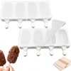 2Pcs Popsicle Molds, Silicone Ice Pop Molds