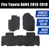 GXARTS 3 PCS Front and Rear Velour Replacement Floor Mats
