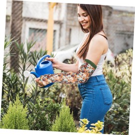 Sosoport Garden Protective Sleeves for Women 3 Pair Sun Protection Arm Sleeves for Men Women Uv Blocking Arm Wraps for Gardening