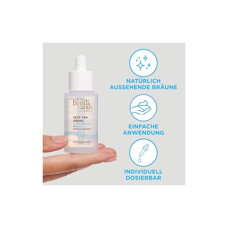 Bondi Sands - Self Tan Drops Light/Medium - Self Tanning