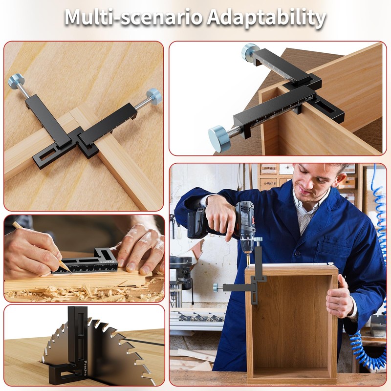 Preciva Corner Clamp for Woodworking, 90 Degree Right Angle Clamp,