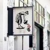 INFUNLY A4 Size Banksy Art Stencil: The Woman Watering The