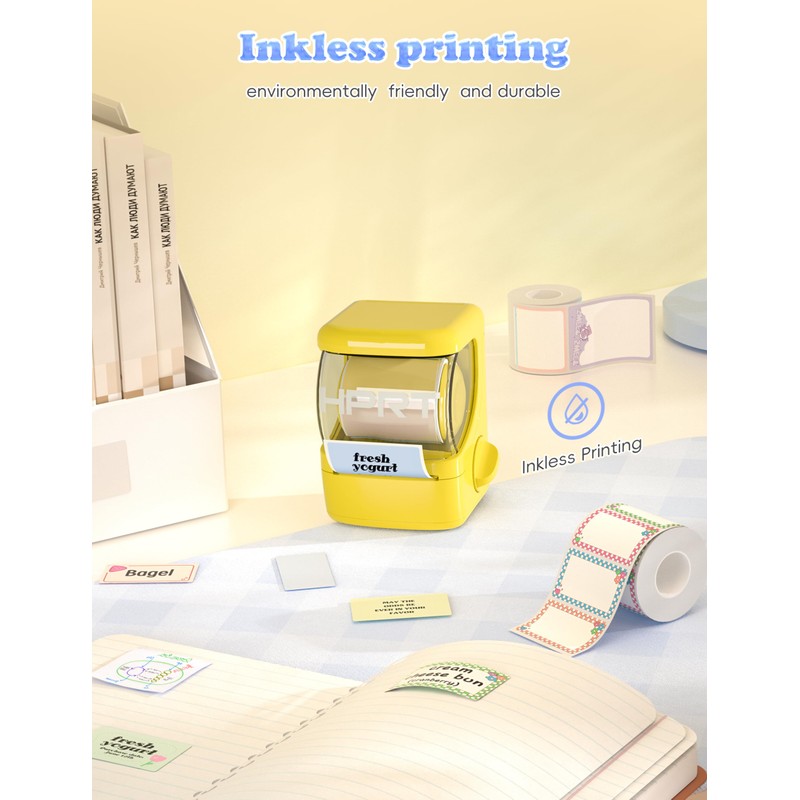 HPRT NEW1 Label Maker - Bluetooth Label Make Machine with