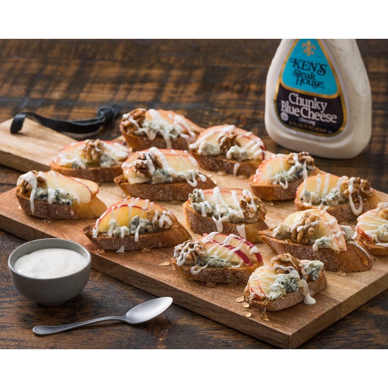 Ken's Steak House Chunky Blue Cheese Dressing (Pack of 6)