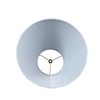 Aspen Creative 33170, Mushroom Pleated Traditional Dark Blue Spider Lamp