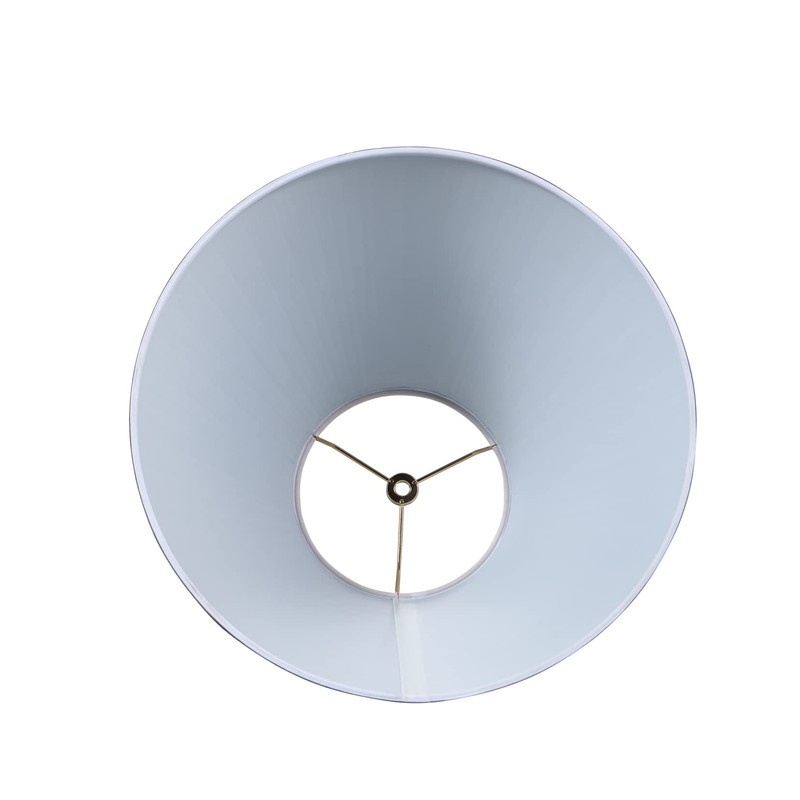 Aspen Creative 33170, Mushroom Pleated Traditional Dark Blue Spider Lamp