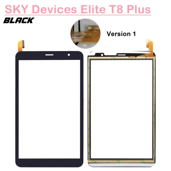 For Sky Devices 8" Touch Screen Digitizer Glass Replacement For