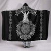 Tree of Life Cuddly Blanket with Hood, Winter Soft Blanket