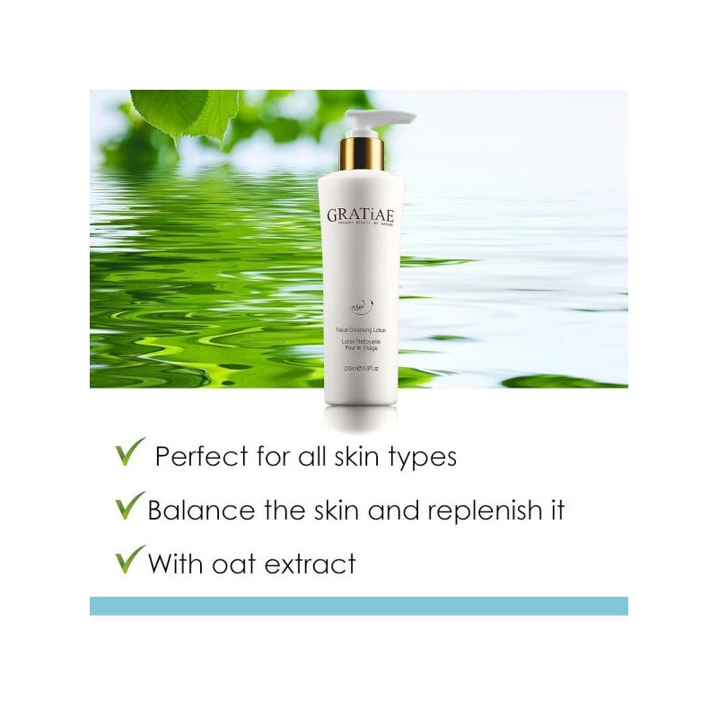 Gratia 그라티아 스 페이셜 클렌징 로션 6.8온스 Gratia Facial Cleansing