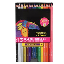 Colored Pencils 15 Colors Vibrant Colors Eco Friendly Coloring Pencils Set for Architecture Advertising Animation