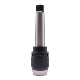 BestParts 1/32" - 1/2"(1mm - 13mm) Keyless Drill Chuck MT4-APU13 with Morse Taper MT4 Integral Shank and 1pc APU13 Spanner Wrench for Lathe Milling Drilling Machine