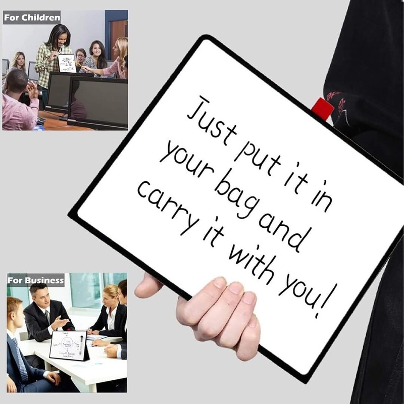 iNenya Portable White Board, 8.5 x 11 Inches, Small Dry