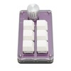 6 Key One Handed Mechanical Keyboard with Knob Wired Plug