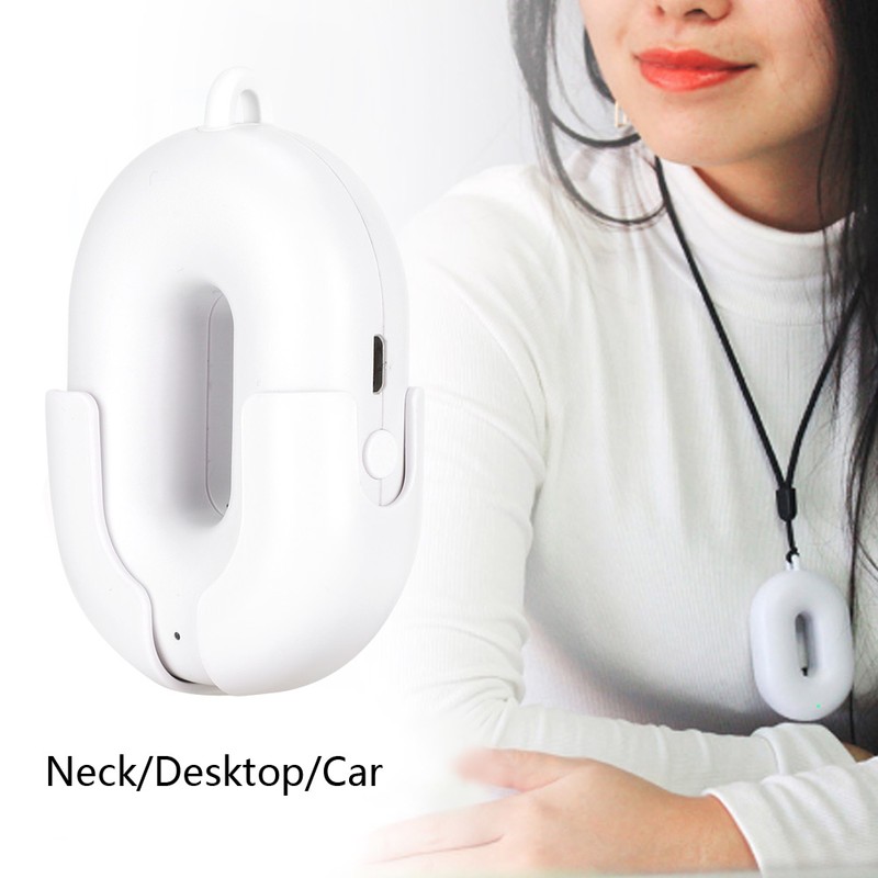 Neck Hanging Necklace Type Mini Portable Negative Ion Air Purifier