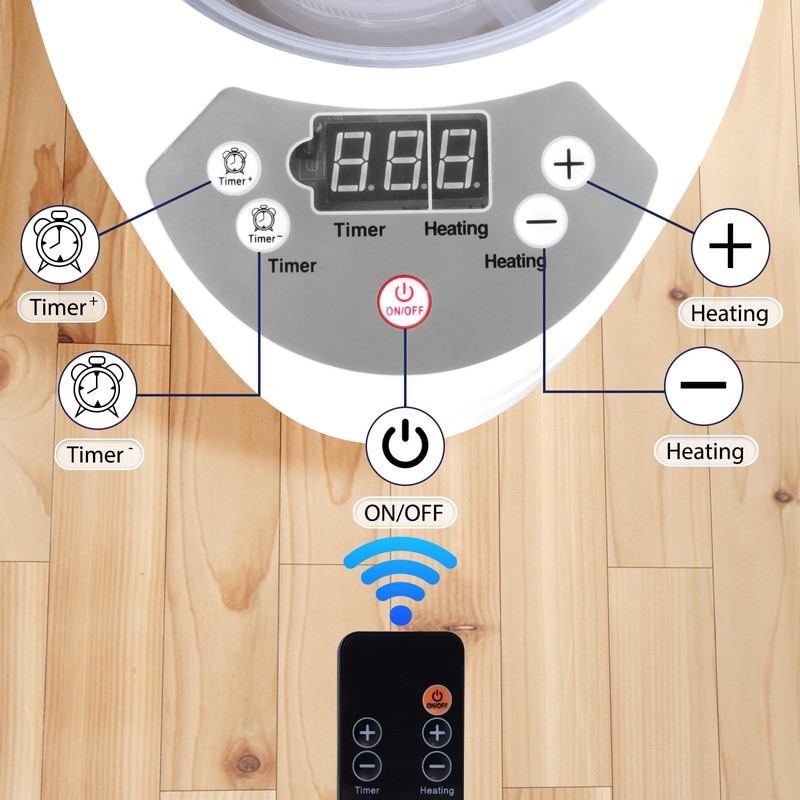 HOSOUTION 3L Sauna Steamer, Fcc Certified 3L & 1200W Steam
