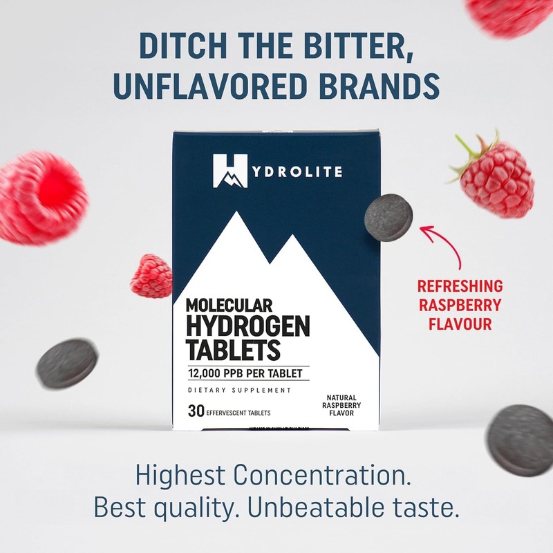 HydroLite Molecular Hydrogen Tablets for Drinking Water with Magnesium |