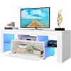 TV Stand for 55+ 60 inch Tvs - White Morden
