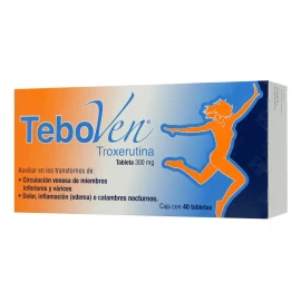Teboven Grageas 300 Mg, 40 Grageas