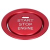 Fydun Engine Start Ring Stickers, 2 Pcs Aluminum Alloy Engine