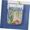 STOBAZA 2pcs Foldable Kitchen Trash Bag Holder Wall Mounted Rack