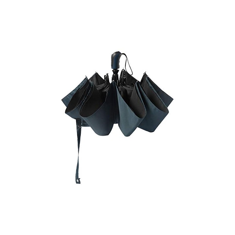 Cerruti 1881 Irving Umbrella, Black & Blue, Manual Opening and