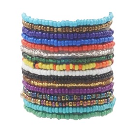 DYLYMX Pack of 16 Friendship Bracelets Concert Fan Exchange Cute Bracelets Music Inspired Bohemian Bracelets Toylor Album Colourful Bracelets Gifts for Fans, Plastic or acetate