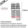 GJTIM 2PAIRS Funny Comedy Socks Gift For Seinfed Fans Please