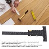 Woodworking Scriber Measuring Tool T Square Ruler Carpentry Multifunctional Aluminum