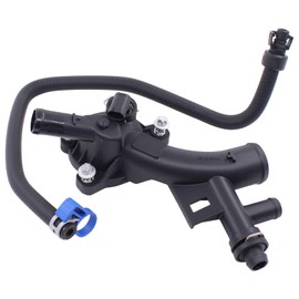 HouYeen Thermostat Housing Water Outlet and Engine Radiator Coolant Hose w/Sensor for Vau-xhall O-pel Astra 2009-2019