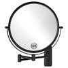 DECLUTTR 9 Inch Large Wall Mounted Makeup Mirror, 1X/10X Magnifying