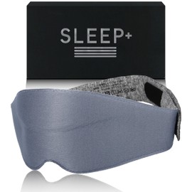 SLEEP+ 3D Eye Mask for Sleeping (Light Gray)
