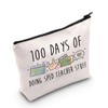 Make-up-Tasche mit Reißverschluss, Aufschrift "100 Days Sped Teacher", Sped UK