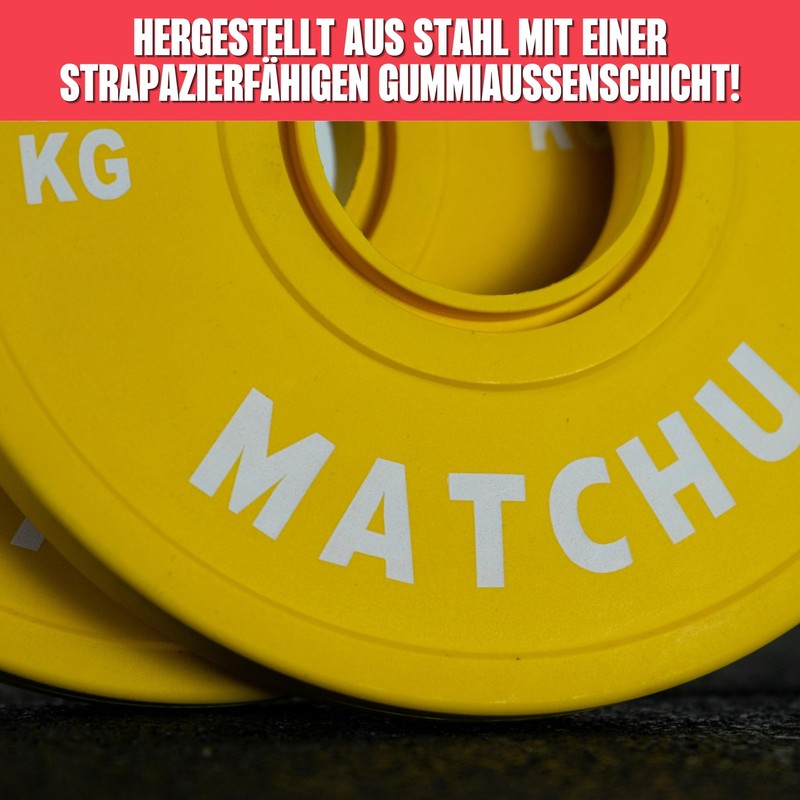 MATCHU - Fractional Plates - Mini Weight Plates - 0.25/0.5/1/1.5/2.5