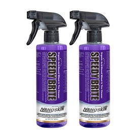 Nanoskin Nanoskin SPEEDY BRITE Pro Grade Wheel & Tire Acid Cleaner, 32 Oz. (2x16Oz) - Chrome & Coated Wheel Safe, Cleaning with Organic Acid | Removes Brake Dust & Road Grime for Auto Detailing, Body Shop Safe