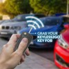 Keyless2Go Replacement Keyless Remote 3 Button Flip Car Key Fob