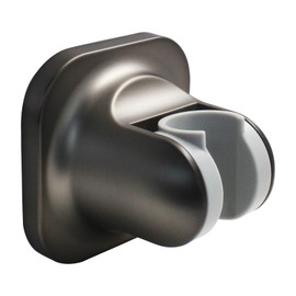 Zorfeter Adjustable Brushed Nickel Handheld Shower Head Holder, Strong Adhesive Showerhead Bracket, Bathroom Wall Mount Shower Fix Firmly and Use Conveniently