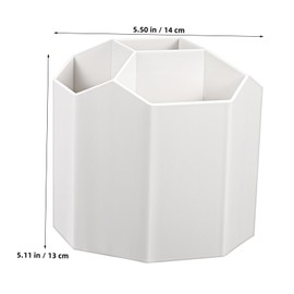 Operitacx Pen Holder Office Accessories Desk Pencil Holder Pencil Holder for Teacher Pen Cup Holder for Desk Marker Case Organizer Remote Organizer for Table Office Organizer Plastic Beige