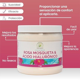 Crema Rosa Mosqueta Con Ácido Hialurónico Piel Sana Productos Mart Mexico 1 kilo