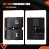 GEARLEADER Front Electric Window Switch 7E0959855A Car Window Lifter Master