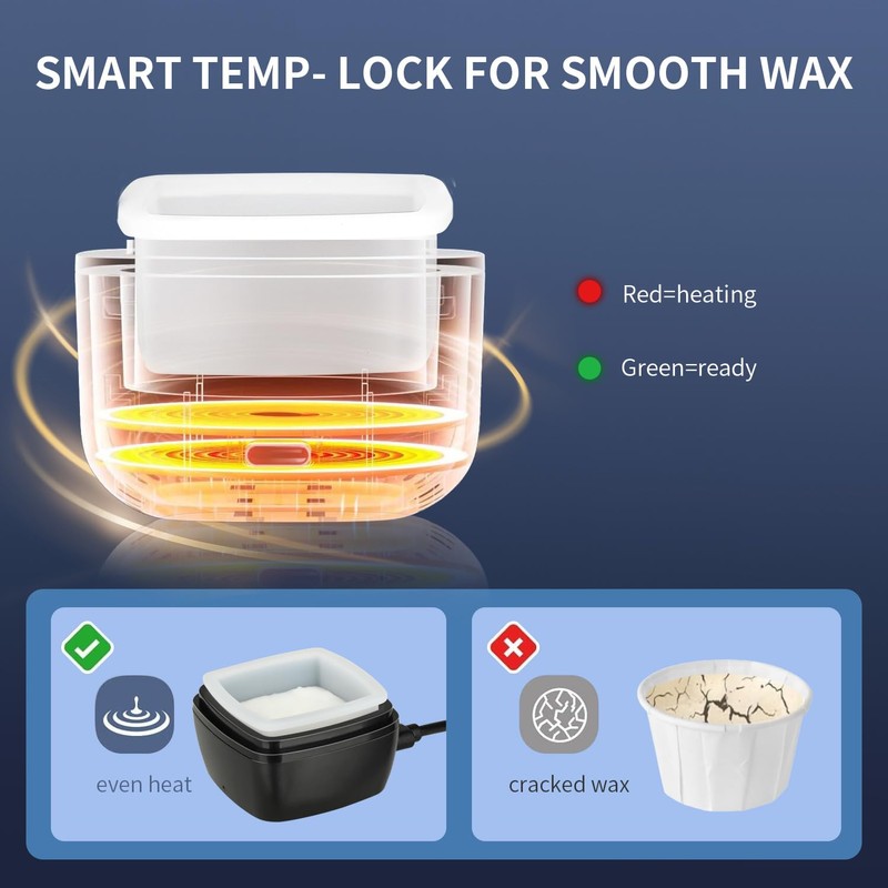 Nose Wax Kit Men, Nose Ear Hair Waxing Kit 120g